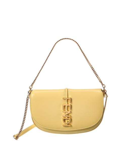 FENDI FENDI Fendigraphy Leather Wallet On Chain