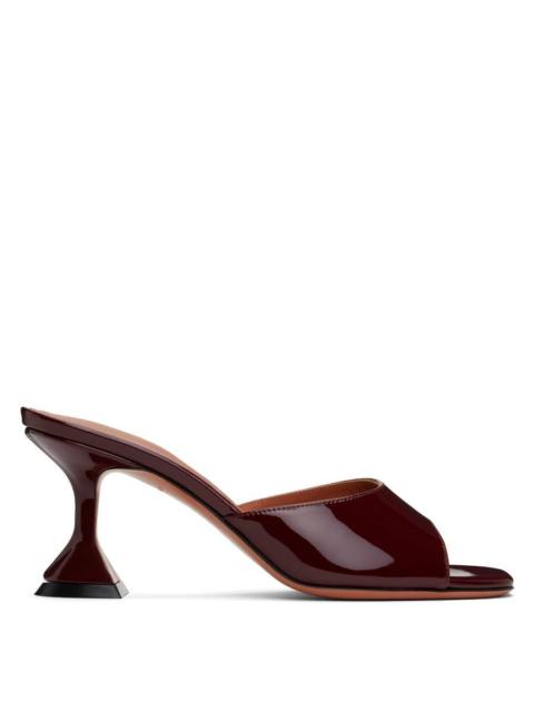 Amina Muaddi Amina Muaddi Patent Wine Lupita 70 Sandals