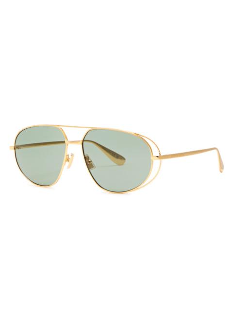 Bottega Veneta Classic Aviator-style Sunglasses