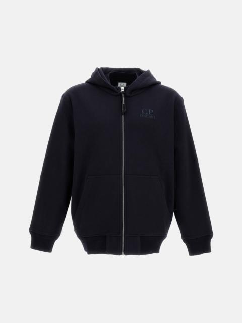 C.P. Company C.P. Company Men Diagonal Raised Fleece Zip Hooded Sweatshirt