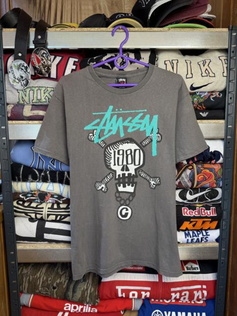 Stüssy vintage stussy skull tee shirt