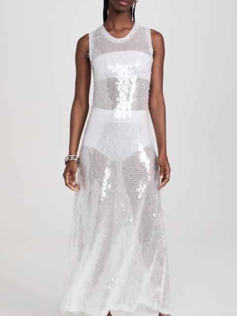 NORMA KAMALI Sleeveless Long Swing Dress