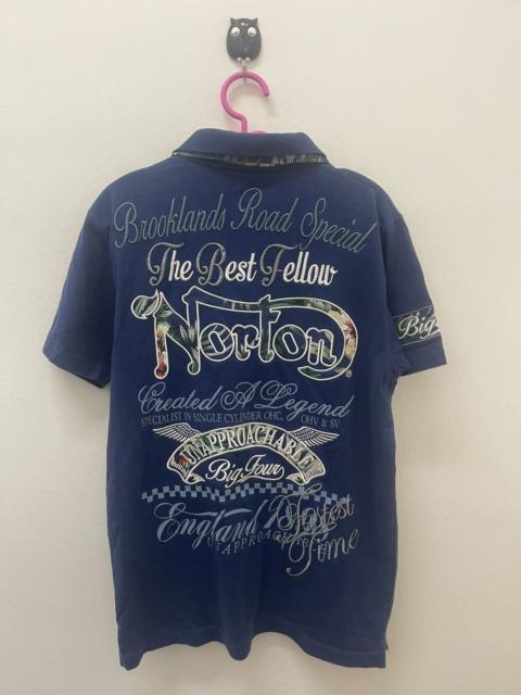 Other Designers Rare Vintage NORTON Unapproachable Big Four Polo