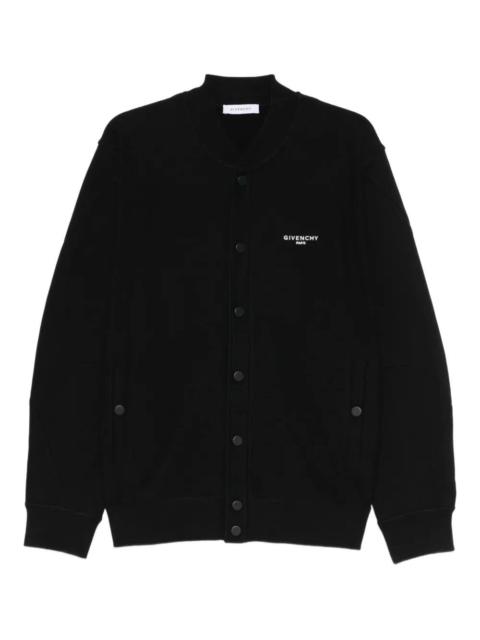 Givenchy Givenchy Men `Couture` Seam Bomber Collar Cardigan