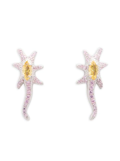 Collina Strada PINK LEMONADE STAR TRAIL EARRINGS