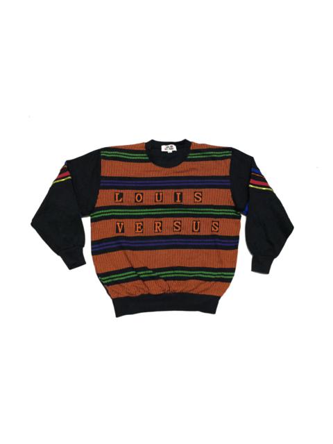 Other Designers Designer - Louis Versus colour block swag dope hype sweatshirt