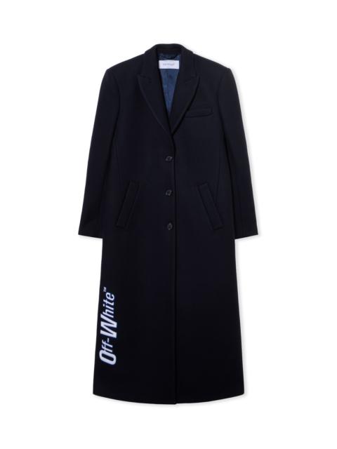 Off-White Long Tailored Wool Coat