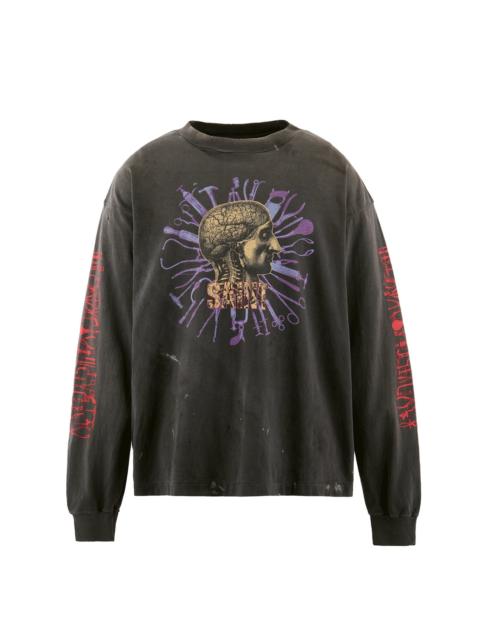 SAINT M×××××× LS T-SHIRT/HEAD / BLK
