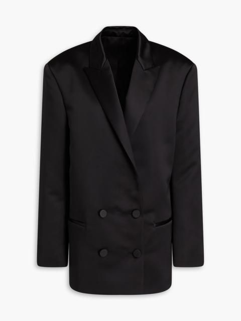 Other Designers Satin tuxedo jacket