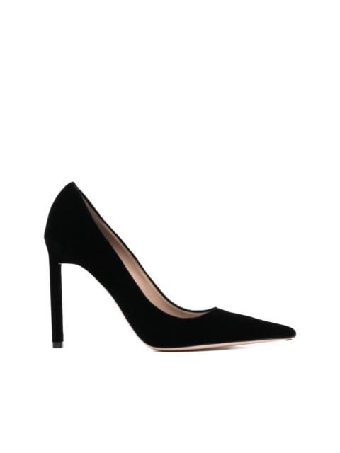 85mm suede pumps