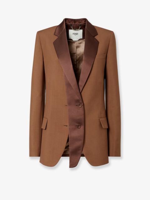 FENDI Fendi Wool And Mohair Blazer