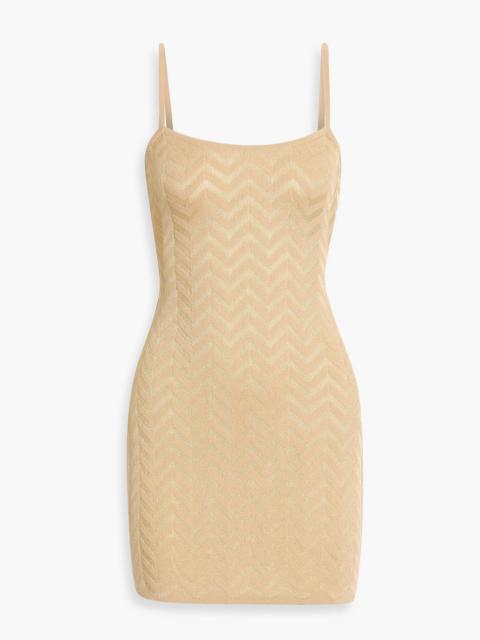 Missoni Crochet-knit mini dress