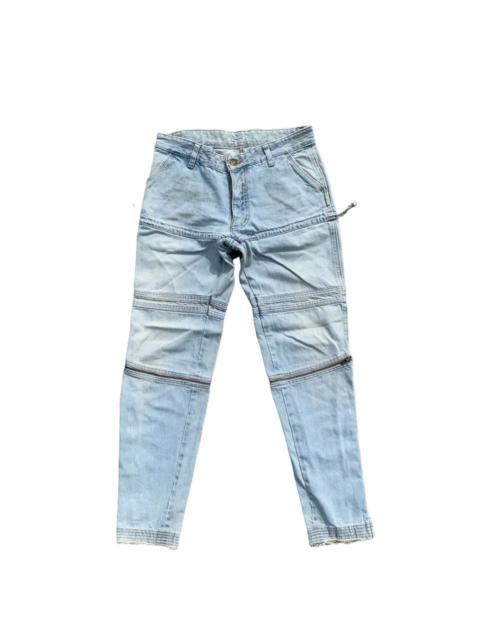 Tsumori Chisato Multizipper Washed Denim