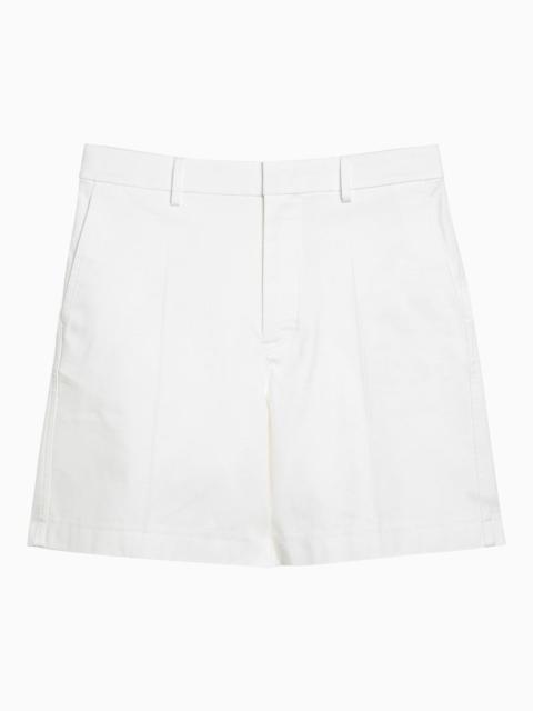 Valentino Ivory Cotton Bermuda Shorts Men