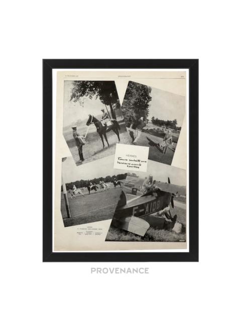 Hermès Hermes Antique Vintage Newsprint Ad - Happy Sporting Year