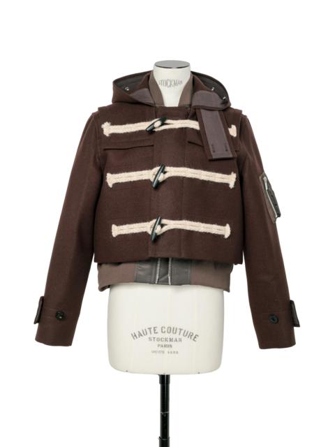 sacai Wool Melton Blouson