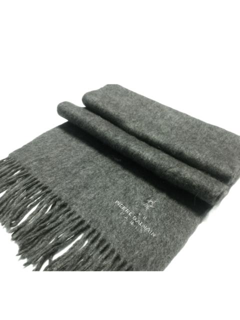 Japanese Brand - Accept Binding Pierre Balmain Scarf/Muffler/Wool Gray Colour
