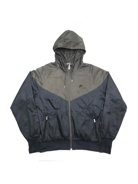 Nike Vintage NIKE Swoosh Windbreaker Track Jacket Hoodie Two Tone Color Block Size XL (Extra Large)