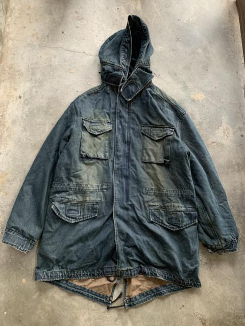 Other Designers Archival Clothing - Rare JapaneseBrand PPFM denim Fishtail parka Jacket