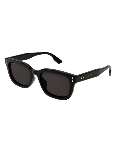 GUCCI Gucci Grey Square Ladies Sunglasses GG1605SK 001 54