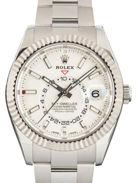 ROLEX Used Rolex Sky-Dweller Ref 326934 White Chromalight Dial