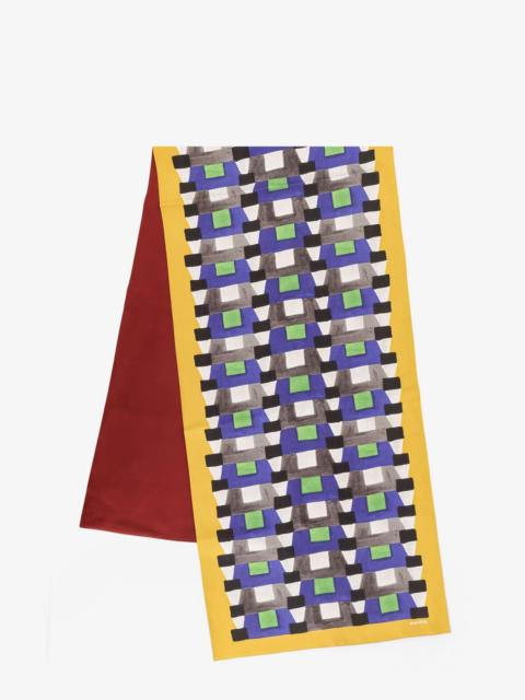 Miu Miu Miu Miu Multicolored Silk Scarf