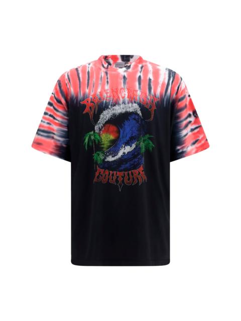 BALENCIAGA Balenciaga Extreme Tie Dye T-shirt Black Men