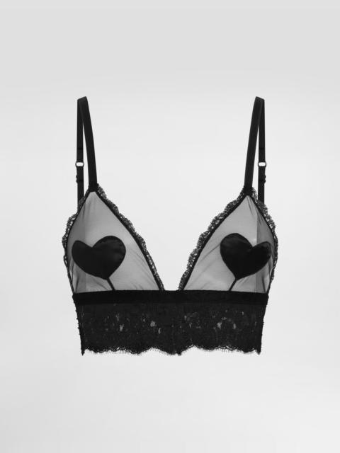 Dolce & Gabbana Tulle and lace bra