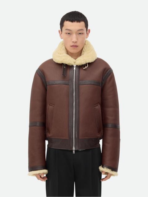 Bottega Veneta Shearling Aviator Blouson