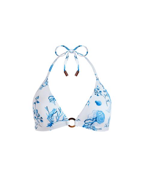Vilebrequin Women Halter Bikini Top Medusa and Shells