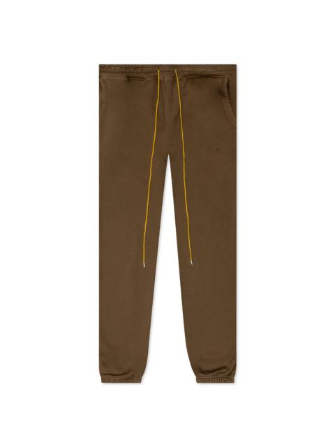 Rhude RHUDE SWEATPANT - BROWN/BROWN