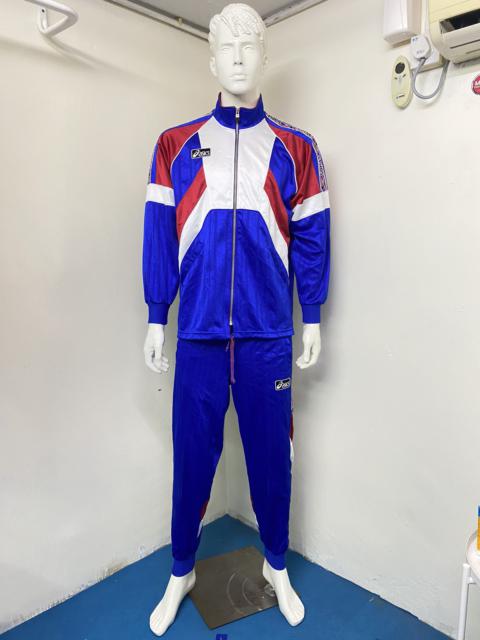 Other Designers Vintage - VTG ASICS ONE SET TRACKSUIT SIDETAPE FOOTBALL GEAR