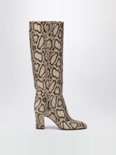 PARIS TEXAS Lavinia boots in python-printed leather