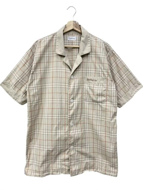 Burberry ARCHIVE Burberrys Nova Check Pajama Boxy Shirt Japan 90s