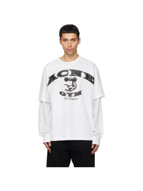 Acne Studios Off-White Layered Sleeve T-shirt
