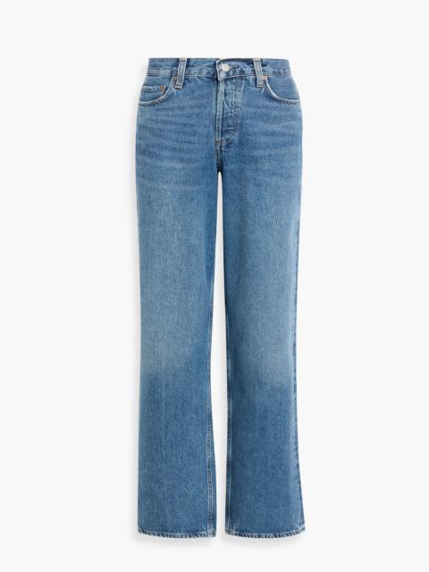 AGOLDE V Waist Baggy mid-rise straight-leg jeans