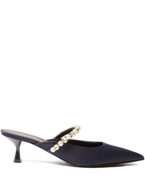 Stella McCartney Stella Mccartney Women Elsa Pearl And Crystal Mules