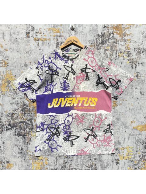 Other Designers Vintage Juventus Over Print Shirt Juventus