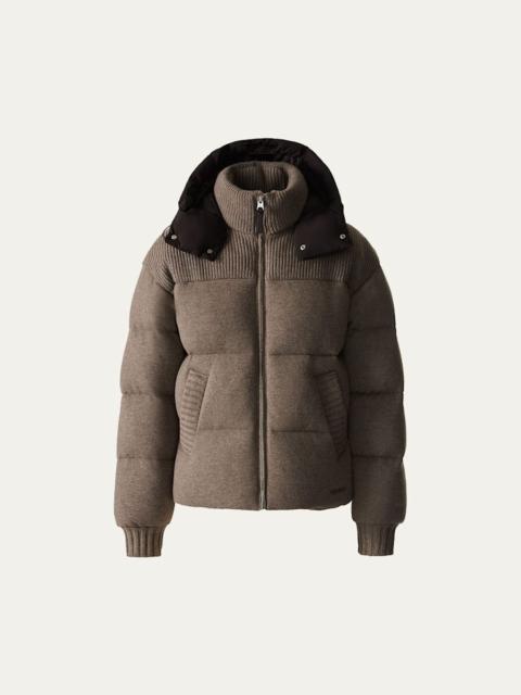 MACKAGE Men's Griffen Cashmere-Blend Down Jacket