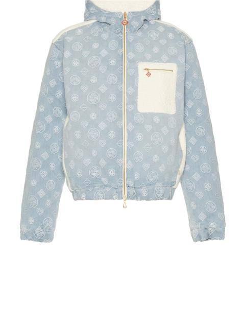 CASABLANCA Cashmere Terry & Denim Reversible Jacket