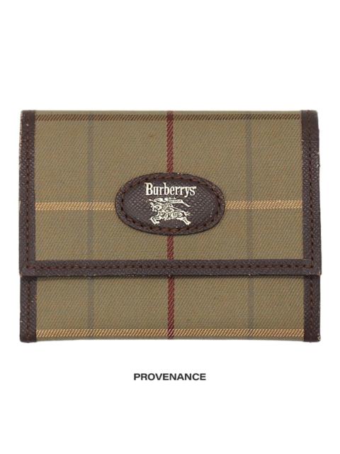 Burberry Burberry Horizontal Gusset Snap Coin Wallet - Nova Check