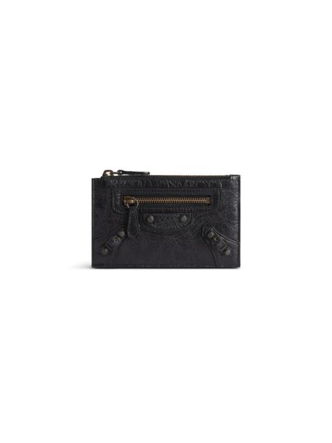 BALENCIAGA Women's Le City Long Coin And Card Holder in Black