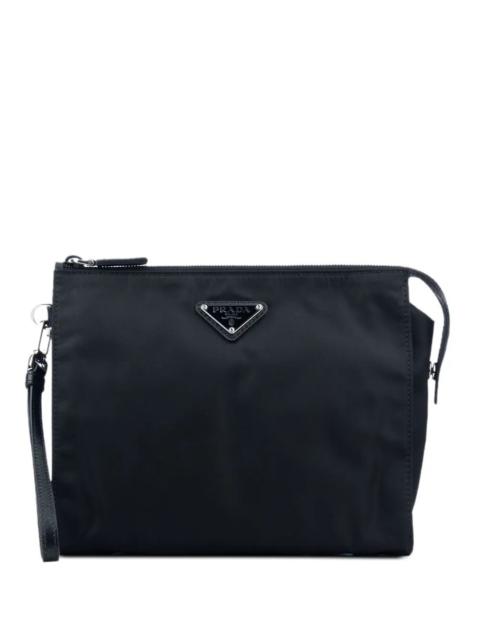 Prada Prada Men Re-Nylon And Saffiano Leather Necessaire