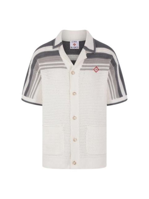 CASABLANCA Crochet Bowling Shirt