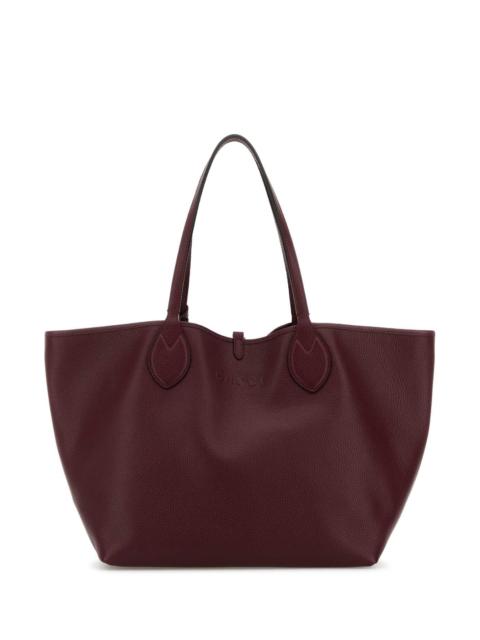 GUCCI Gucci Women Burgundy Leather Reversible Shopping Bag