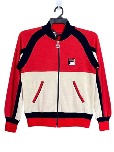 FILA RARE🔥VINTAGE 80s FILA ‘MAGLIFICIO BIELLESE’ TRACK TOP
