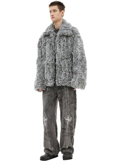 doublet PLUSH JACKET WITH TEETH