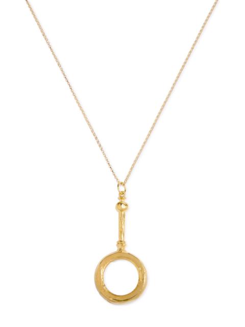 Alighieri The Poet's Lens 24kt Gold-plated Necklace
