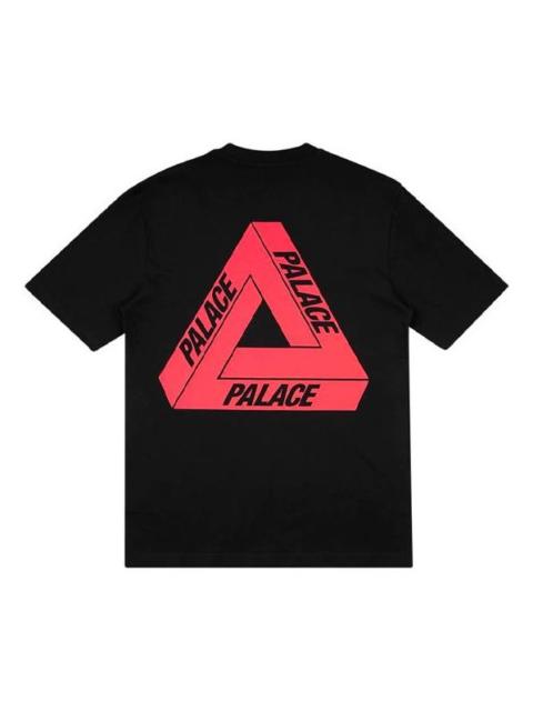 PALACE PALACE Tri-To-Help limited Red Large Triangle Short Sleeve Unisex Black P18TS237