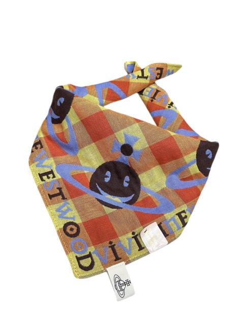Vivienne Westwood DOPE RARE🔥VIVIENNE WESTWOOD SMILEY ORB Cotton Handkerchief